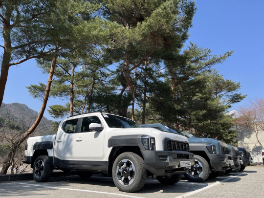 기아 타스만. 장우진 기자